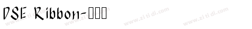 DSE Ribbon字体转换